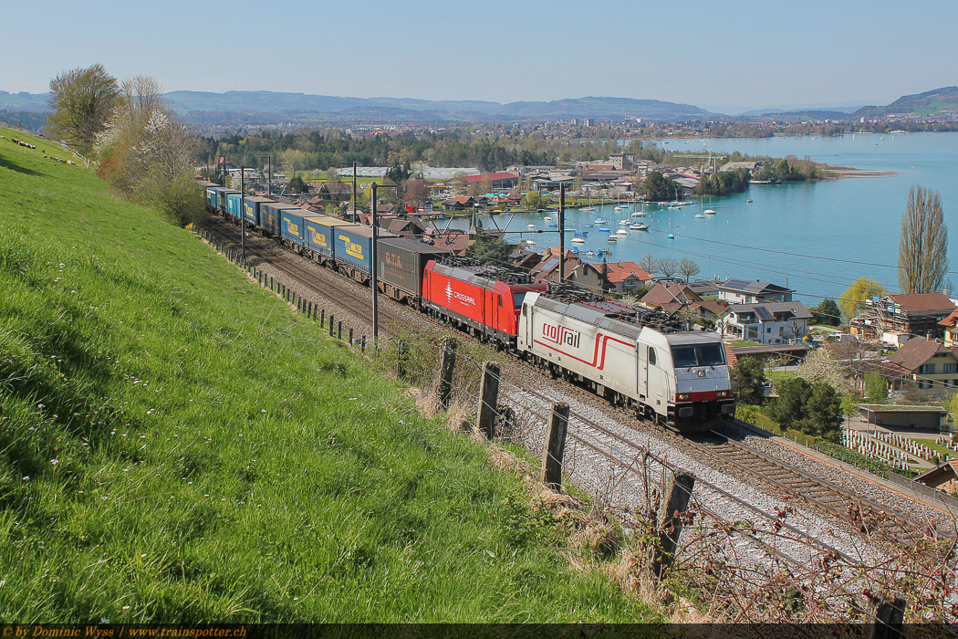 185 579 und 185 595 mit UKV-Zug nach Domodossola II